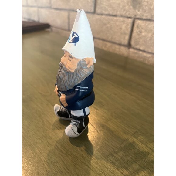 BYU-Themed Gnome Ornament With Cone Hat & Sneakers - Picture 3 of 9